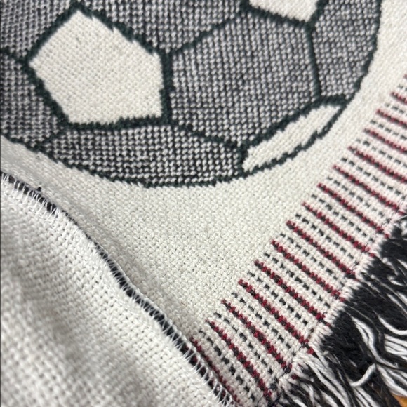 Soccer Ball Patterned Upcycle Blanket Vest - Picture 8 of 12